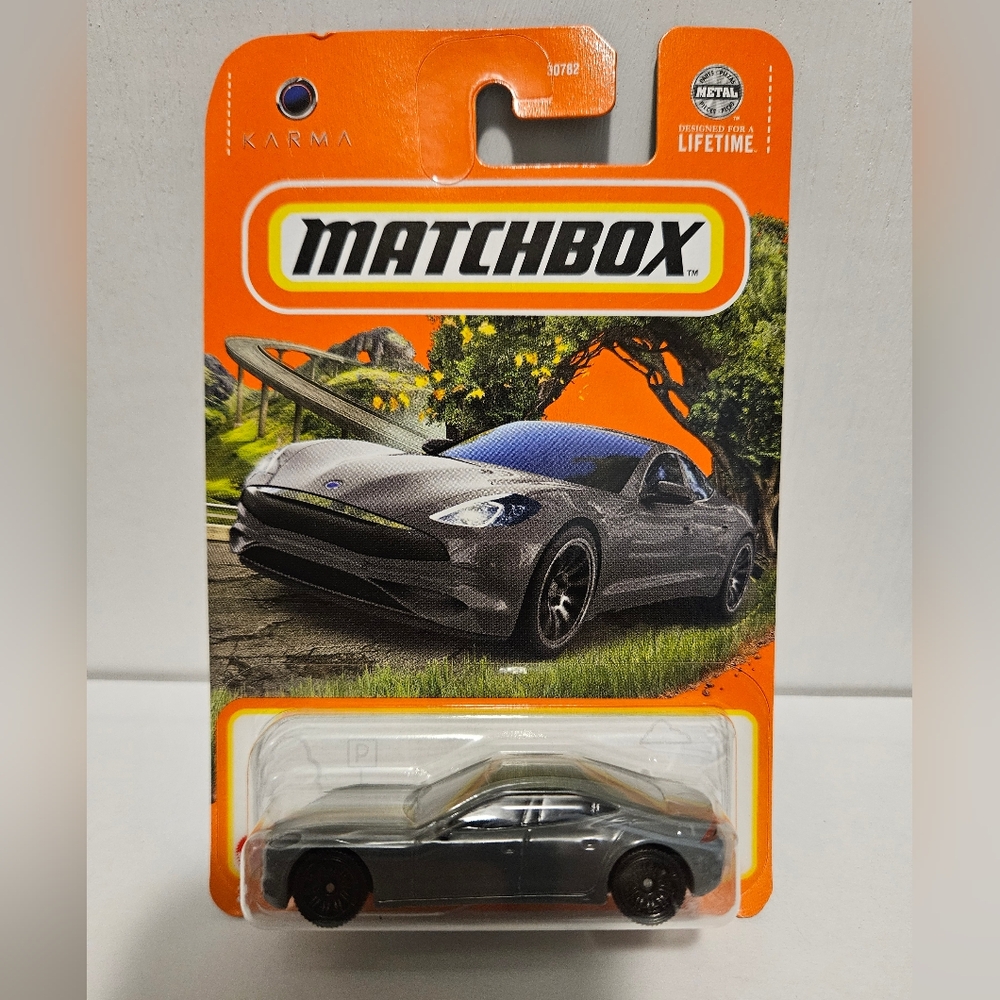 Matchbox Karma GS-6 Gray Sedan Collector Car.